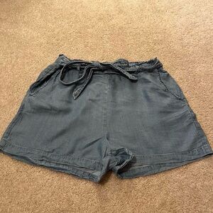 LC Lauren Conrad High Waist Blue Shorts